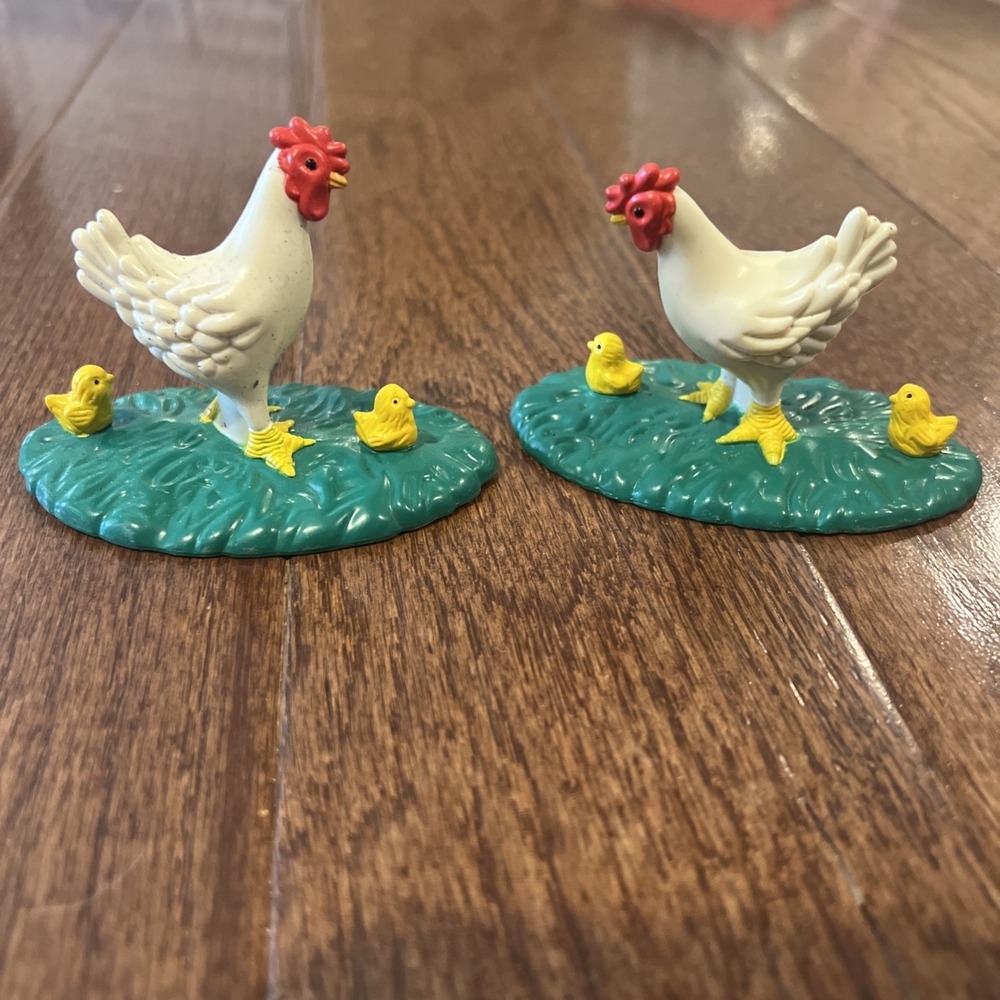 VINTAGE Tonka 1995 Chickens Tonka Farm Set Animal Figures